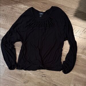 Daytrip Black Long Sleeve Women's Top